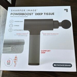 SHARPER IMAGE Powerboost Deep Tissue Percussion Massager